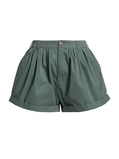 DÔEN Women's Paige Bubble Shorts - Lagoon | Thumbnail 1 DÔEN Women's Paige Bubble Shorts - Lagoon | Thumbnail 1