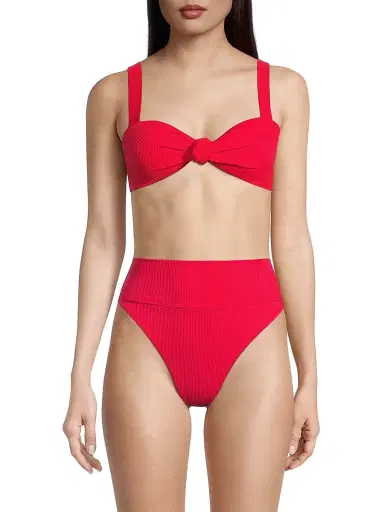 BEACH RIOT Women's Sophia Rib-Knit Bikini Top - Red - Size XL | Thumbnail 3 BEACH RIOT Women's Sophia Rib-Knit Bikini Top - Red - Size XL | Thumbnail 3
