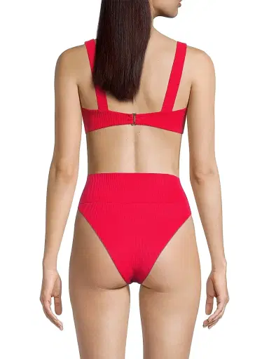 BEACH RIOT Women's Sophia Rib-Knit Bikini Top - Red - Size XL | Thumbnail 4 BEACH RIOT Women's Sophia Rib-Knit Bikini Top - Red - Size XL | Thumbnail 4