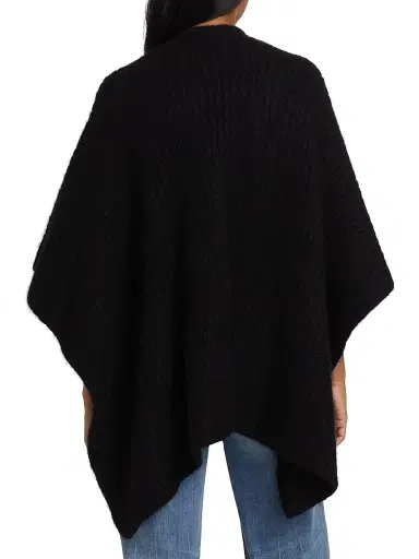 Sofia Cashmere Women's Cashmere-Silk Chunky Knit Cape | Thumbnail 5 Sofia Cashmere Women's Cashmere-Silk Chunky Knit Cape | Thumbnail 5