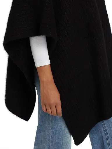 Sofia Cashmere Women's Cashmere-Silk Chunky Knit Cape | Thumbnail 6 Sofia Cashmere Women's Cashmere-Silk Chunky Knit Cape | Thumbnail 6