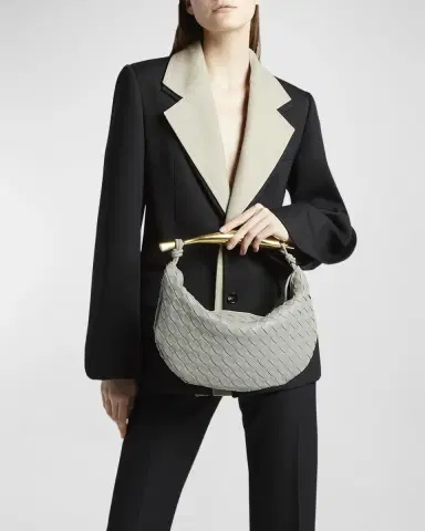 Bottega Veneta Sardine Leather Top-Handle Bag | Thumbnail 2 Bottega Veneta Sardine Leather Top-Handle Bag | Thumbnail 2