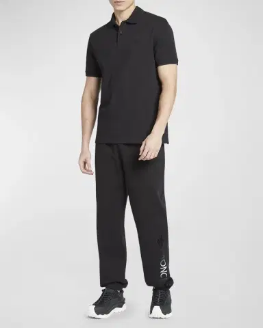 Moncler Men's Logo Polo Shirt | Thumbnail 2 Moncler Men's Logo Polo Shirt | Thumbnail 2