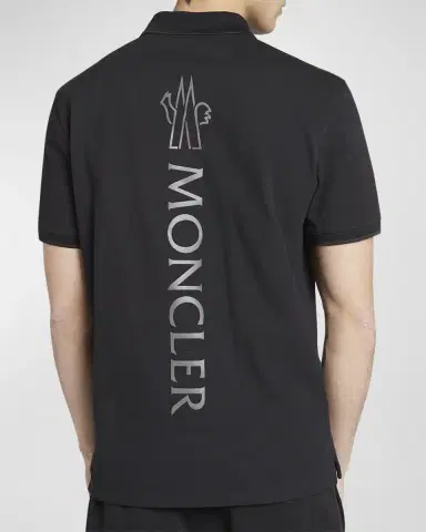 Moncler Men's Logo Polo Shirt | Thumbnail 6 Moncler Men's Logo Polo Shirt | Thumbnail 6