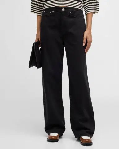 rag & bone Featherweight Logan Mid-Rise Wide Jeans | Thumbnail 4 rag & bone Featherweight Logan Mid-Rise Wide Jeans | Thumbnail 4