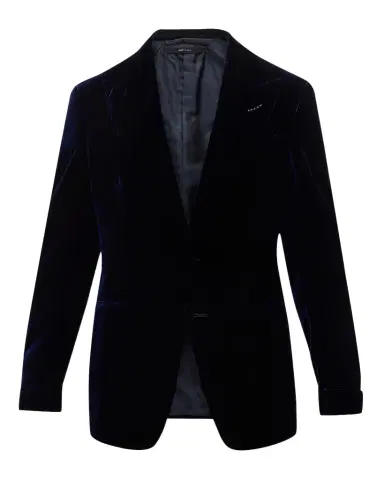 Tom Ford Men's Wool-Silk Velvet Cocktail Jacket | Thumbnail 1 Tom Ford Men's Wool-Silk Velvet Cocktail Jacket | Thumbnail 1