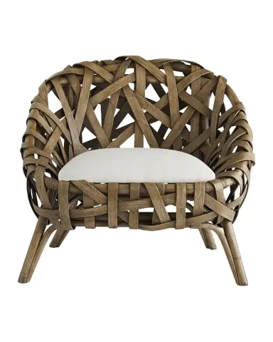 Arteriors Horatio Woven Rattan Chair | Thumbnail 1 Arteriors Horatio Woven Rattan Chair | Thumbnail 1
