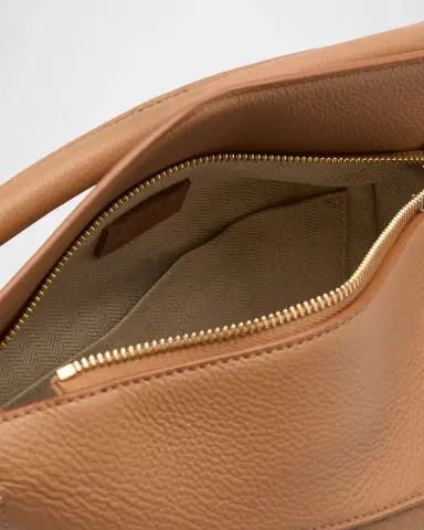 Loewe Puzzle Edge Small Top-Handle Bag in Grained Leather | Thumbnail 9 Loewe Puzzle Edge Small Top-Handle Bag in Grained Leather | Thumbnail 9