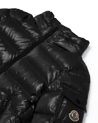 Moncler Kid 's Bady Quilted Logo Jacket | Thumbnail 3 Moncler Kid 's Bady Quilted Logo Jacket | Thumbnail 3