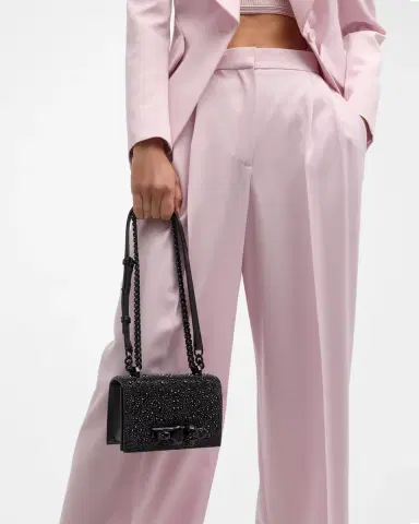 McQueen Mini Skull Jewel Chain Shoulder Bag | Thumbnail 4 McQueen Mini Skull Jewel Chain Shoulder Bag | Thumbnail 4