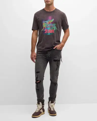 Ksubi Men's Van Winkle Angst Trashed Skinny Jeans | Thumbnail 2 Ksubi Men's Van Winkle Angst Trashed Skinny Jeans | Thumbnail 2