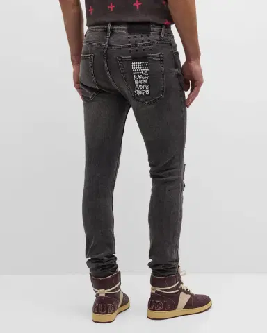 Ksubi Men's Van Winkle Angst Trashed Skinny Jeans | Thumbnail 3 Ksubi Men's Van Winkle Angst Trashed Skinny Jeans | Thumbnail 3