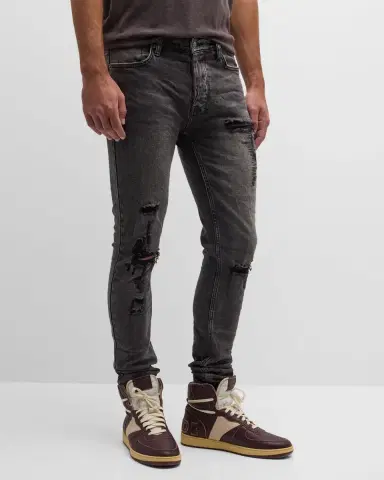 Ksubi Men's Van Winkle Angst Trashed Skinny Jeans | Thumbnail 4 Ksubi Men's Van Winkle Angst Trashed Skinny Jeans | Thumbnail 4