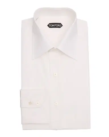 TOM FORD Men's Cotton Dress Shirt | Thumbnail 1 TOM FORD Men's Cotton Dress Shirt | Thumbnail 1