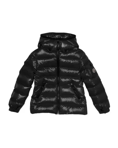 Moncler Kid 's Bady Quilted Logo Jacket | Thumbnail 1 Moncler Kid 's Bady Quilted Logo Jacket | Thumbnail 1
