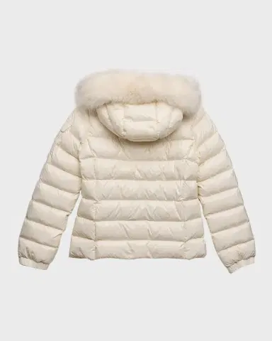 Moncler Kids Bady Faux Fur Quilted Jacket | Thumbnail 2 Moncler Kids Bady Faux Fur Quilted Jacket | Thumbnail 2