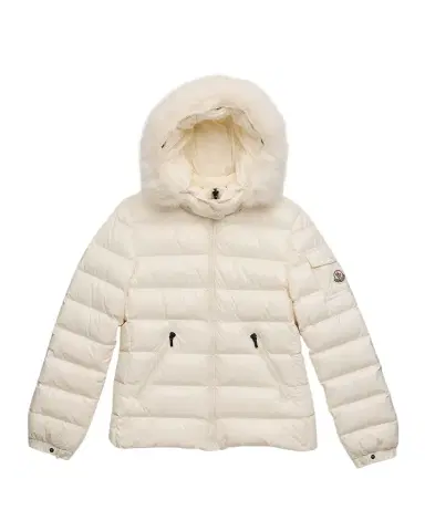 Moncler Kids Bady Faux Fur Quilted Jacket | Thumbnail 1 Moncler Kids Bady Faux Fur Quilted Jacket | Thumbnail 1
