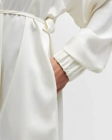 Lunya Washable Silk Short Robe | Thumbnail 5 Lunya Washable Silk Short Robe | Thumbnail 5