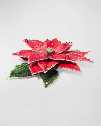 Jay Strongwater Poinsettia Tabletop Objet | Thumbnail 3 Jay Strongwater Poinsettia Tabletop Objet | Thumbnail 3