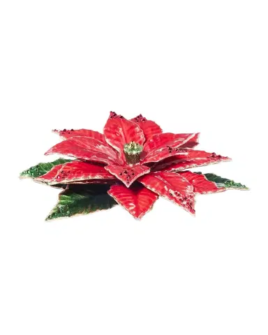 Jay Strongwater Poinsettia Tabletop Objet | Thumbnail 1 Jay Strongwater Poinsettia Tabletop Objet | Thumbnail 1