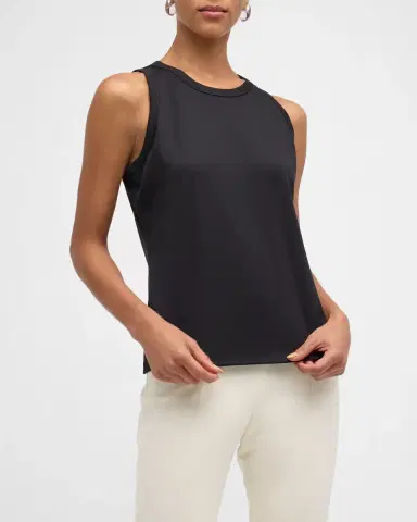 Lafayette 148 New York Swiss Cotton Rib Racerback Tank | Thumbnail 7 Lafayette 148 New York Swiss Cotton Rib Racerback Tank | Thumbnail 7