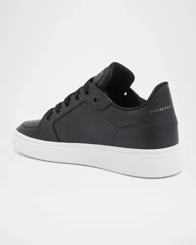 Giuseppe Zanotti Men's GZ 94 Leather Low Top Sneakers | Thumbnail 2 Giuseppe Zanotti Men's GZ 94 Leather Low Top Sneakers | Thumbnail 2