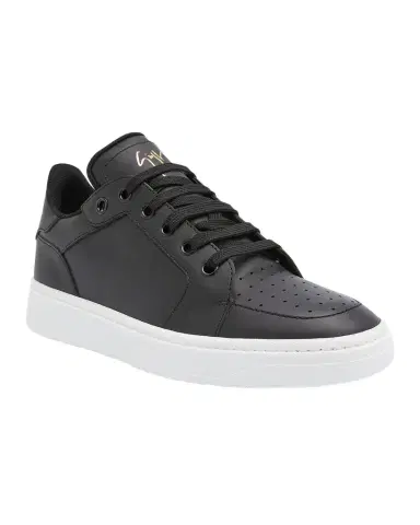 Giuseppe Zanotti Men's GZ 94 Leather Low Top Sneakers | Thumbnail 1 Giuseppe Zanotti Men's GZ 94 Leather Low Top Sneakers | Thumbnail 1
