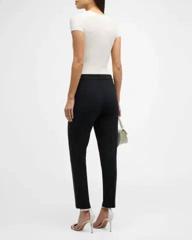 Giorgio Armani Scoop-Neck Short-Sleeve Ribbed Tee | Thumbnail 6 Giorgio Armani Scoop-Neck Short-Sleeve Ribbed Tee | Thumbnail 6