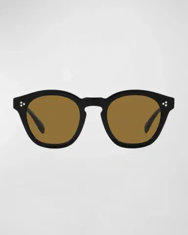 Oliver Peoples Boudreau L. A. Round Acetate & Plastic Sunglasses | Thumbnail 3 Oliver Peoples Boudreau L. A. Round Acetate & Plastic Sunglasses | Thumbnail 3