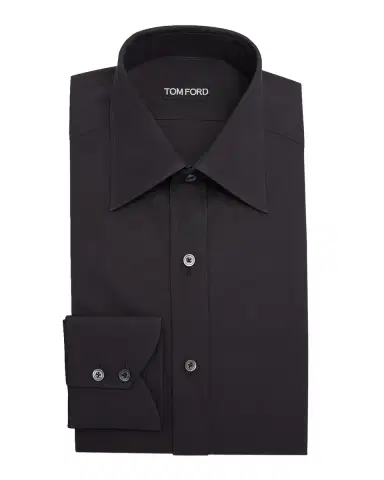 Tom Ford Men's Cotton Dress Shirt | Thumbnail 3 Tom Ford Men's Cotton Dress Shirt | Thumbnail 3