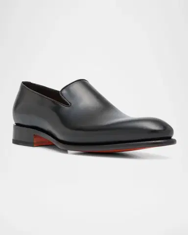Santoni Men's Paloma Venetian Loafers | Thumbnail 2 Santoni Men's Paloma Venetian Loafers | Thumbnail 2