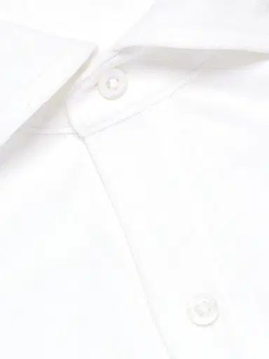 Ralph Lauren Purple Label Men's Down Collar Shirt - White | Thumbnail 7 Ralph Lauren Purple Label Men's Down Collar Shirt - White | Thumbnail 7