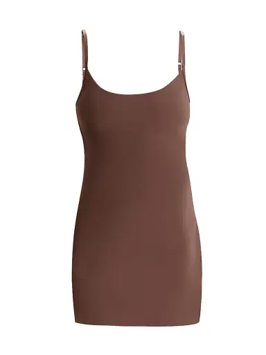 Commando Women's Classic Mini Cami Slip - Mocha - Size XL | Thumbnail 1 Commando Women's Classic Mini Cami Slip - Mocha - Size XL | Thumbnail 1