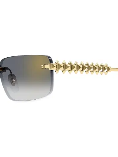 Cartier Men's Clash De 58MM Rectangular Sunglasses - Gold Grey | Thumbnail 3 Cartier Men's Clash De 58MM Rectangular Sunglasses - Gold Grey | Thumbnail 3