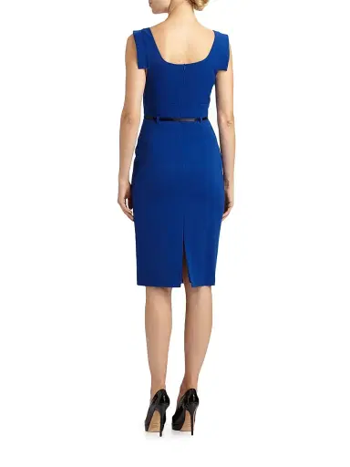 BLACK HALO Women's Jackie Belted Sheath Dress - Red | Thumbnail 4 BLACK HALO Women's Jackie Belted Sheath Dress - Red | Thumbnail 4