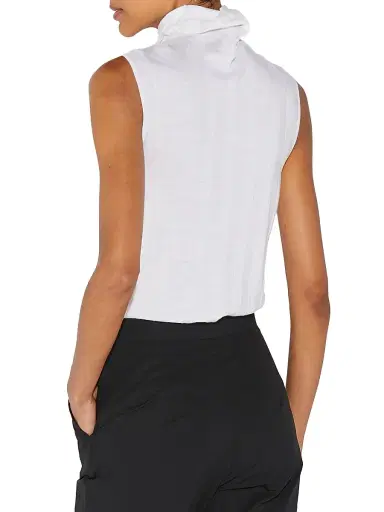 Callas Milano Women's Romy Sleeveless Turtleneck Sweater in Merino Wool Rib - | Thumbnail 3 Callas Milano Women's Romy Sleeveless Turtleneck Sweater in Merino Wool Rib - | Thumbnail 3