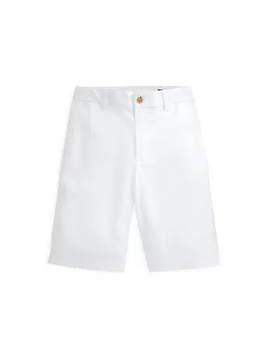 Polo Ralph Lauren Little Boy's Straight-Fit Stretch Twill Shorts - White - Size 8 | Thumbnail 1 Polo Ralph Lauren Little Boy's Straight-Fit Stretch Twill Shorts - White - Size 8 | Thumbnail 1
