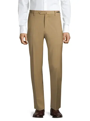 PT Torino Men's Traveller Slim-Fit Performance Wool Trousers - Tan - Size 42 | Thumbnail 3 PT Torino Men's Traveller Slim-Fit Performance Wool Trousers - Tan - Size 42 | Thumbnail 3