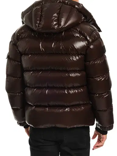 SAM. Men's Glacier Quilted Down Jacket - Chocolate | Thumbnail 5 SAM. Men's Glacier Quilted Down Jacket - Chocolate | Thumbnail 5