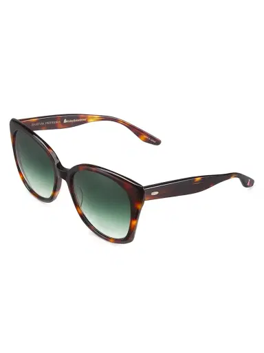 Barton Perreira Women's x Kelley Baker Brow Babe 56MM Cat-Eye Sunglasses - Spanish Cedar | Thumbnail 2 Barton Perreira Women's x Kelley Baker Brow Babe 56MM Cat-Eye Sunglasses - Spanish Cedar | Thumbnail 2