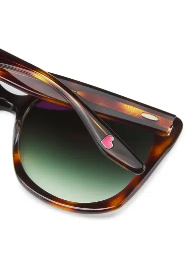 Barton Perreira Women's x Kelley Baker Brow Babe 56MM Cat-Eye Sunglasses - Spanish Cedar | Thumbnail 5 Barton Perreira Women's x Kelley Baker Brow Babe 56MM Cat-Eye Sunglasses - Spanish Cedar | Thumbnail 5