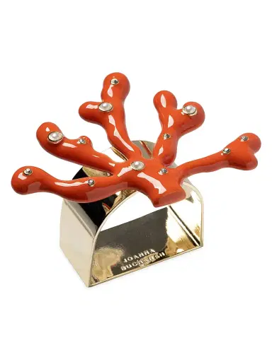 Joanna Buchanan Coral Napkin Rings - Coral | Thumbnail 2 Joanna Buchanan Coral Napkin Rings - Coral | Thumbnail 2