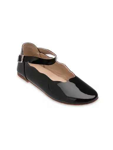 Elephantito Baby's, Little Girl's & Girl's Ondina Leather Flats - Black 5 (Child) | Thumbnail 1 Elephantito Baby's, Little Girl's & Girl's Ondina Leather Flats - Black 5 (Child) | Thumbnail 1