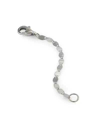 Lana Women's Petite Nude 14K White Gold Extender Disc Chain - White Gold | Thumbnail 2 Lana Women's Petite Nude 14K White Gold Extender Disc Chain - White Gold | Thumbnail 2
