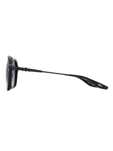 Barton Perreira Men's D. Ellis 56MM Navigator Sunglasses - Black Satin Steel Blue | Thumbnail 3 Barton Perreira Men's D. Ellis 56MM Navigator Sunglasses - Black Satin Steel Blue | Thumbnail 3