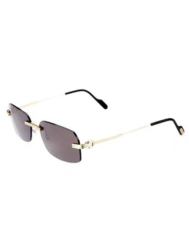 Cartier Men's Core Range 58MM Rectangular Sunglasses - Gold | Thumbnail 1 Cartier Men's Core Range 58MM Rectangular Sunglasses - Gold | Thumbnail 1