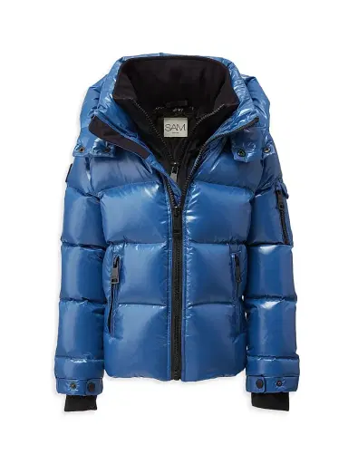 SAM. Little Boy's & Boy's Glacier Down Puffer Jacket - Ocean | Thumbnail 2 SAM. Little Boy's & Boy's Glacier Down Puffer Jacket - Ocean | Thumbnail 2