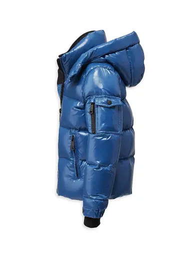 SAM. Little Boy's & Boy's Glacier Down Puffer Jacket - Ocean | Thumbnail 3 SAM. Little Boy's & Boy's Glacier Down Puffer Jacket - Ocean | Thumbnail 3