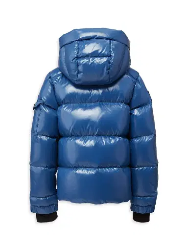 SAM. Little Boy's & Boy's Glacier Down Puffer Jacket - Ocean | Thumbnail 4 SAM. Little Boy's & Boy's Glacier Down Puffer Jacket - Ocean | Thumbnail 4