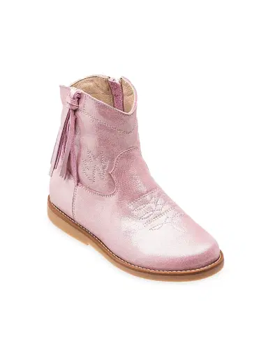 Elephantito Baby Girl's, Little Girl's & Girl's Hannah Suede Western Boots - Metallic Pink 5 (Child) | Thumbnail 1 Elephantito Baby Girl's, Little Girl's & Girl's Hannah Suede Western Boots - Metallic Pink 5 (Child) | Thumbnail 1